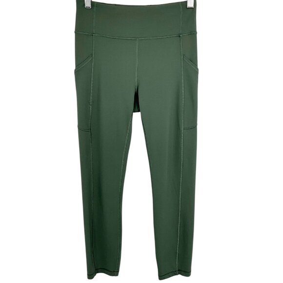 lululemon athletica Pants - Lululemon Invigorate High-Rise Crop Leggings 23" Smoked Spruce Size 6